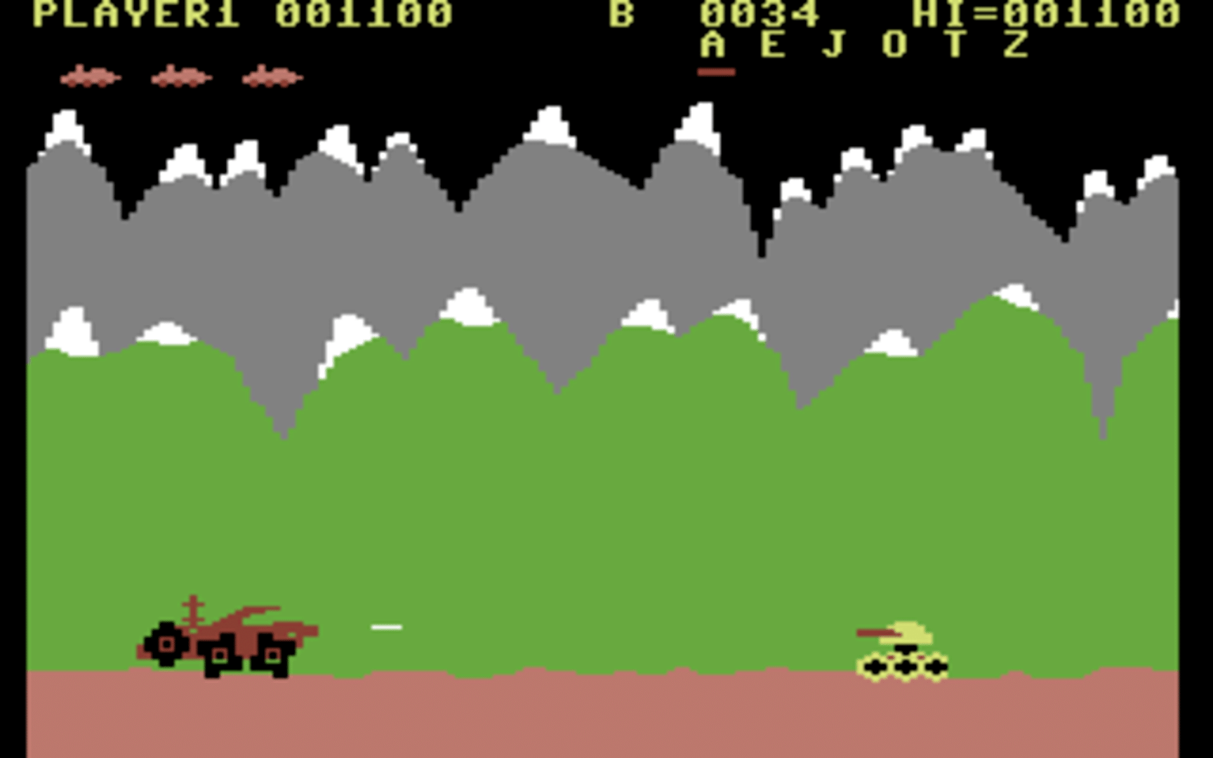 Moon Patrol screenshot