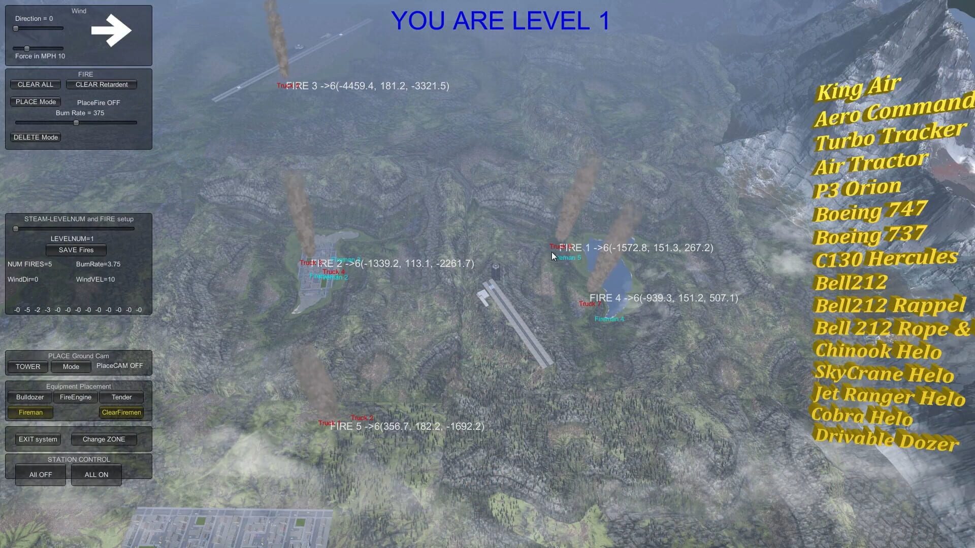 Air Attack 3.0, Aerial Firefighting Game - Screenshot