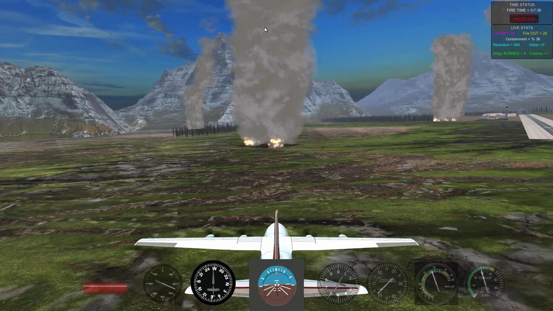 Air Attack 3.0, Aerial Firefighting Game - Screenshot