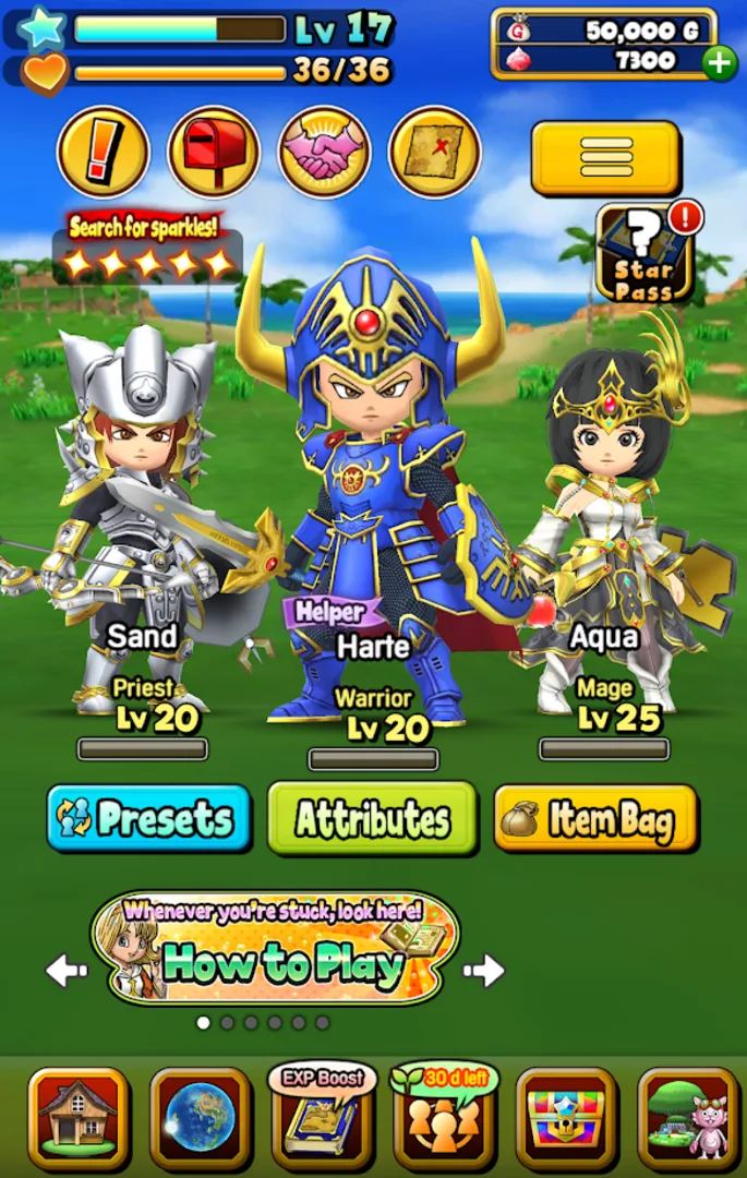 Captura de pantalla - Dragon Quest of the Stars