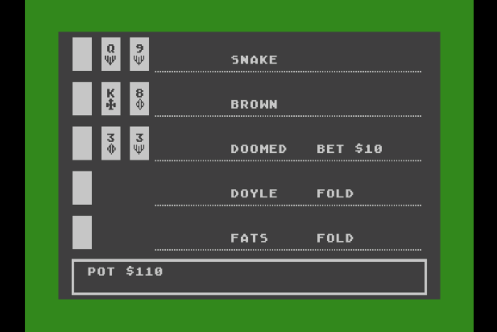 Five Card Stud Poker screenshot