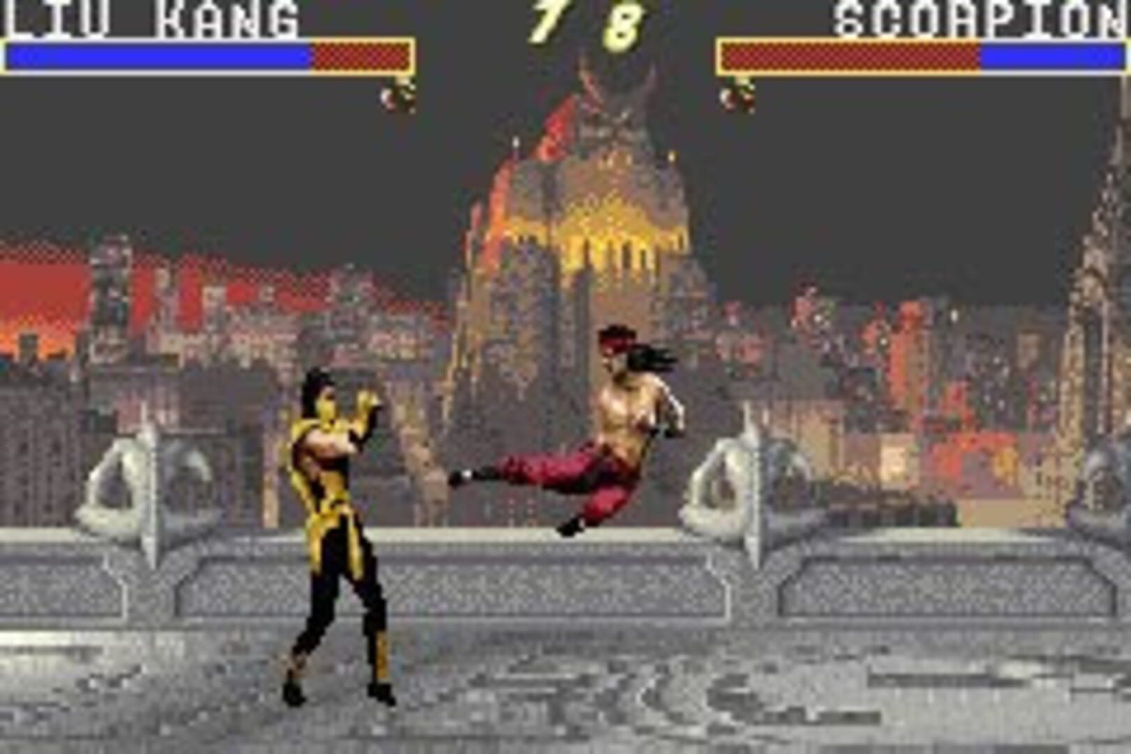 Captura de pantalla - Mortal Kombat Advance