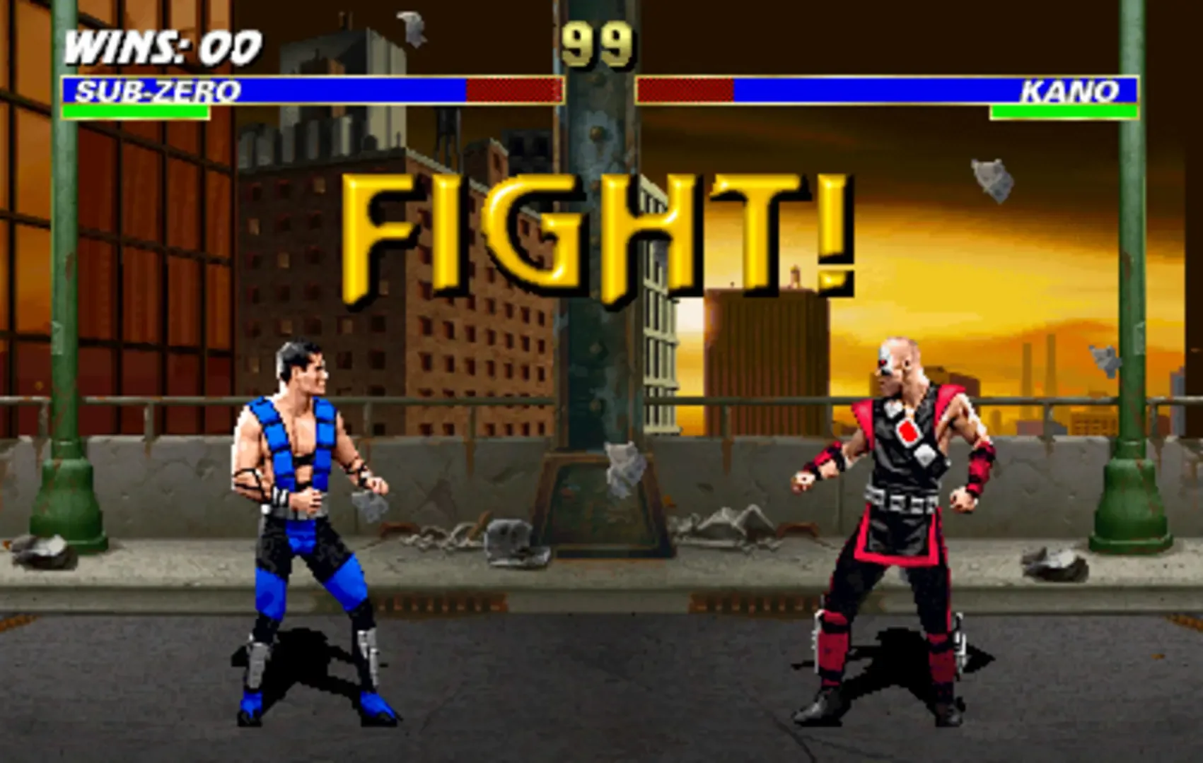 Captura de pantalla - Mortal Kombat 3