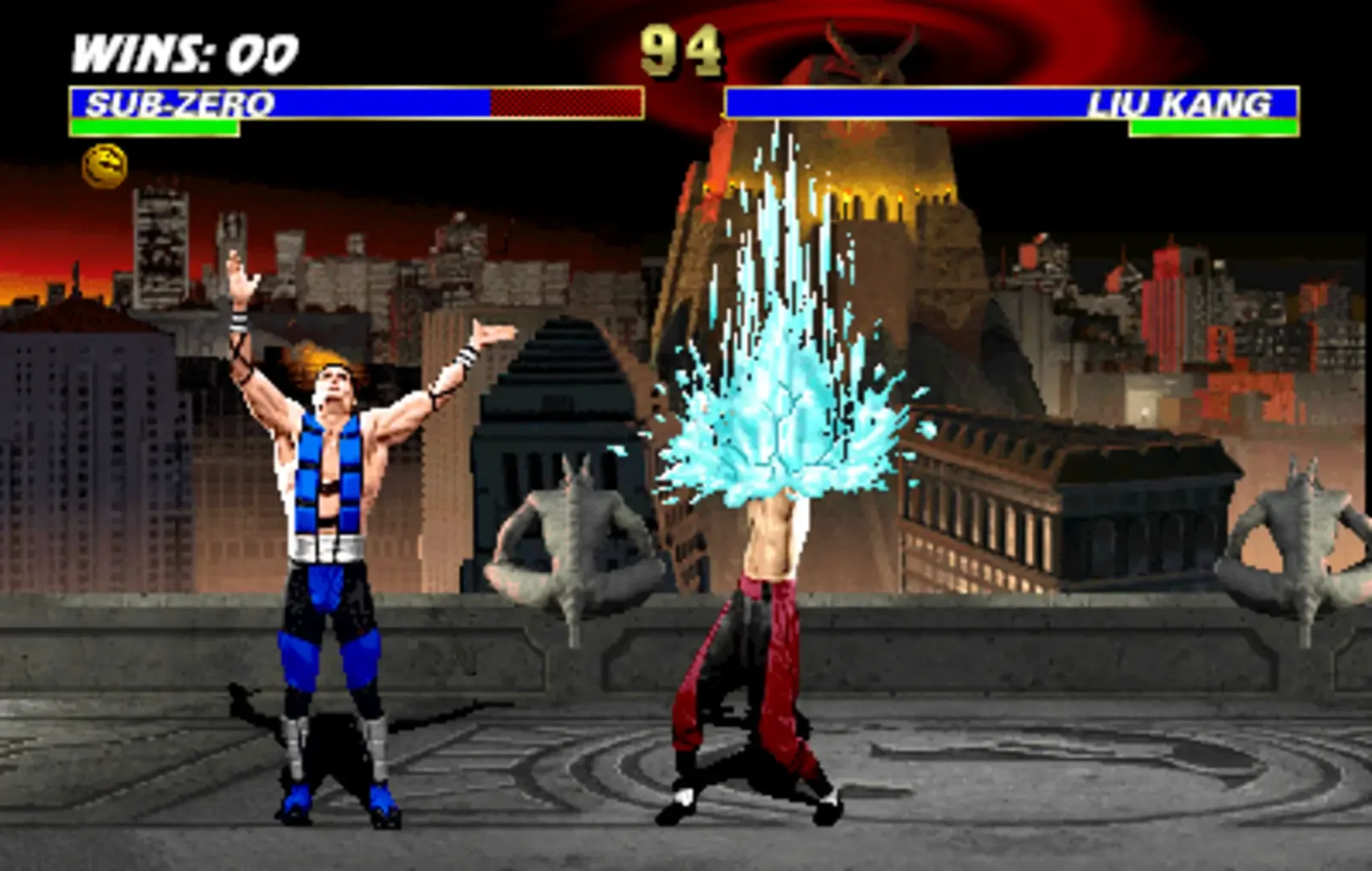 Captura de pantalla - Mortal Kombat 3