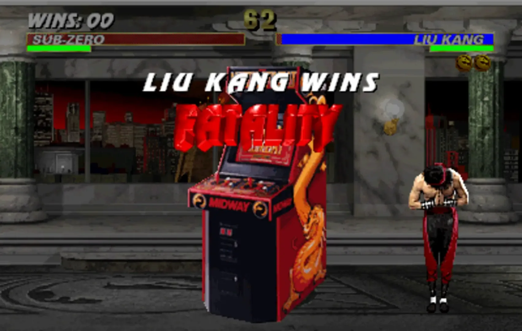 Captura de pantalla - Mortal Kombat 3