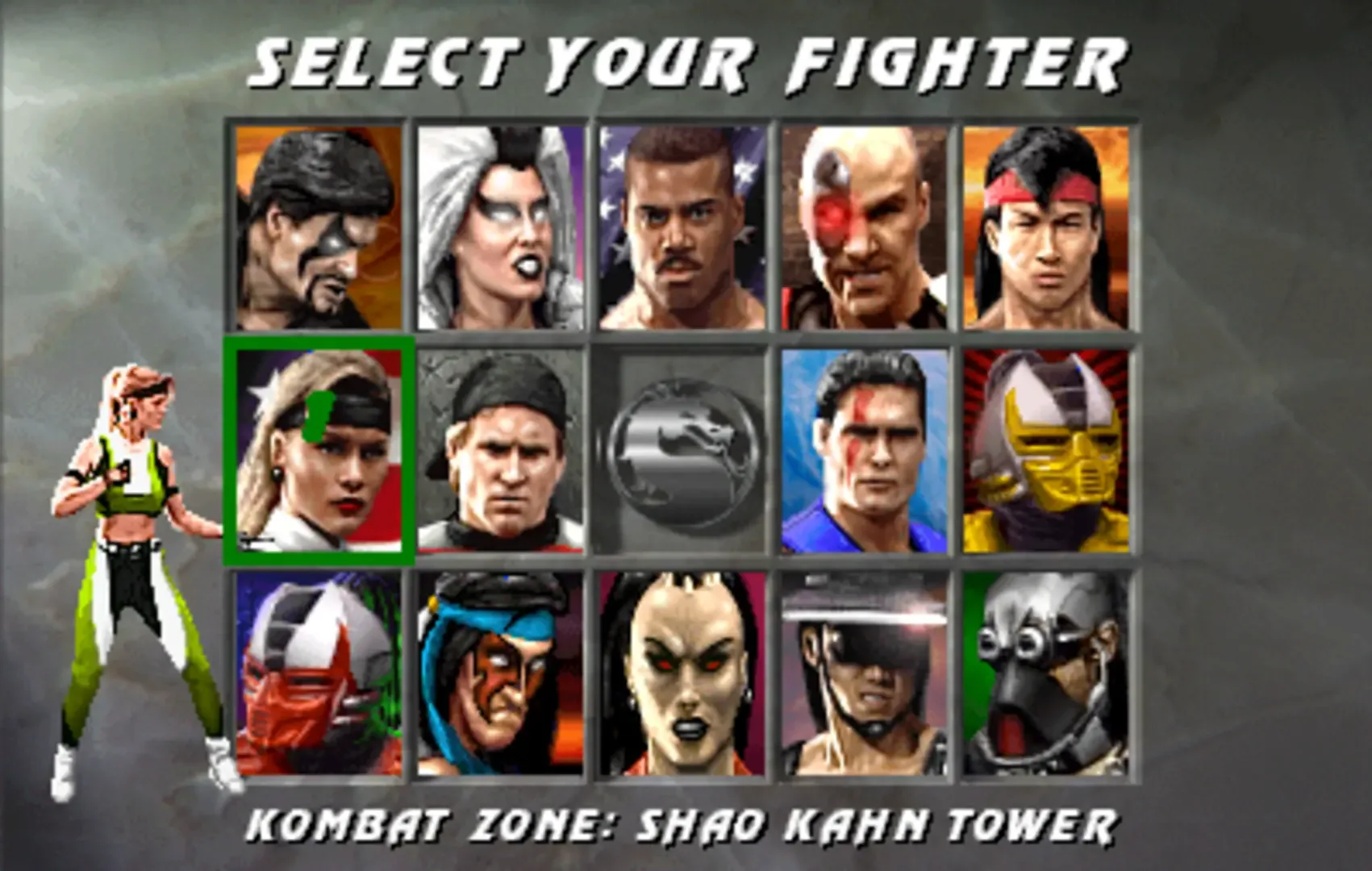 Captura de pantalla - Mortal Kombat 3