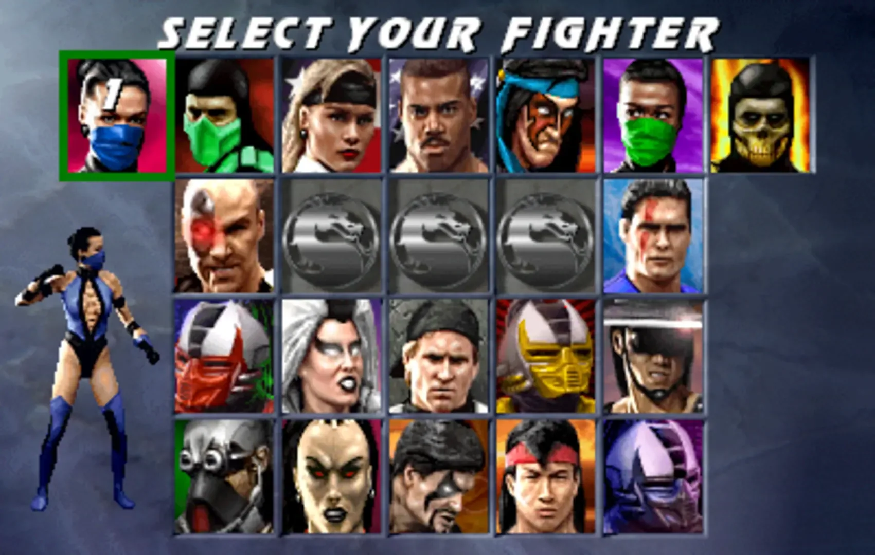 Captura de pantalla - Ultimate Mortal Kombat 3