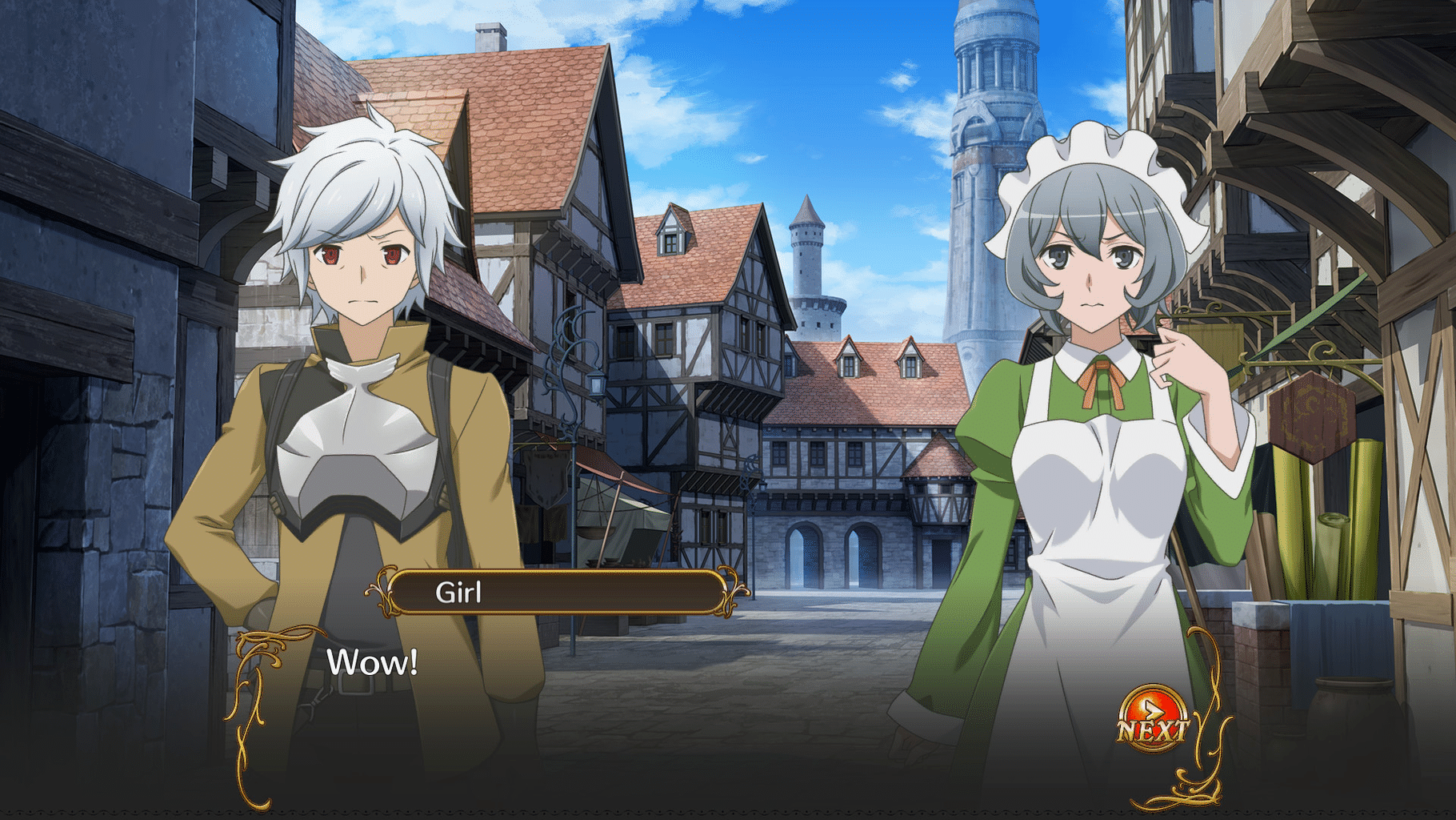 Is It Wrong to Try to Pick Up Girls in a Dungeon? Infinite Combate screenshot