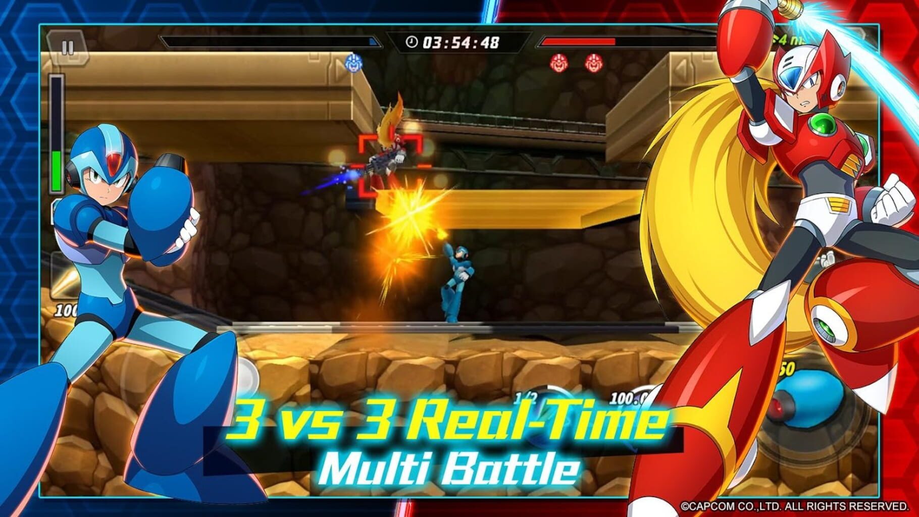 Captura de pantalla - Mega Man X Dive