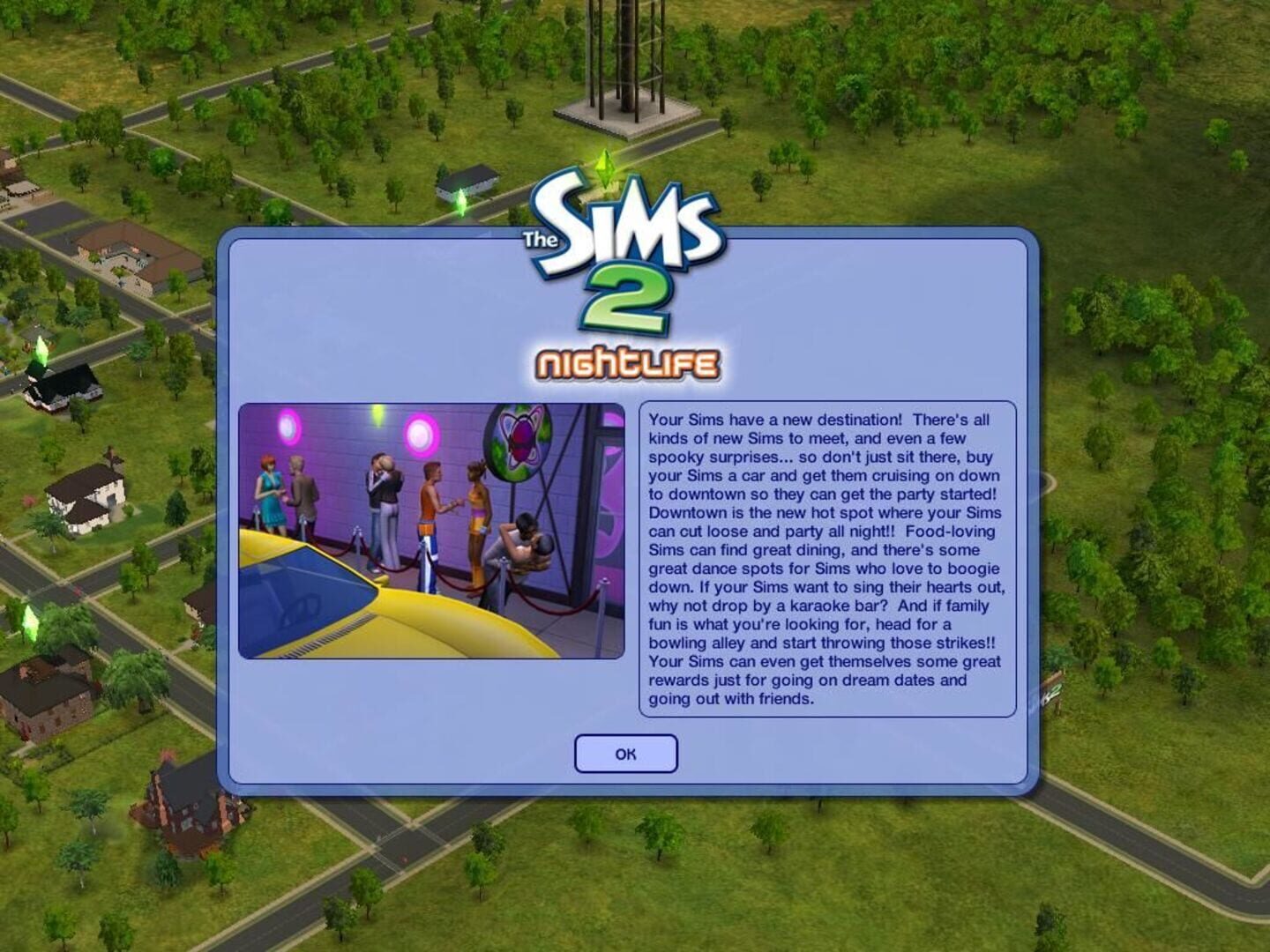 Captura de pantalla - The Sims 2: Nightlife