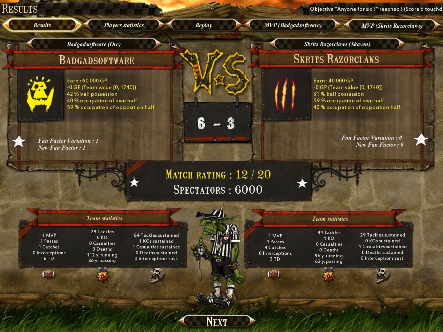 Captura de pantalla - Blood Bowl