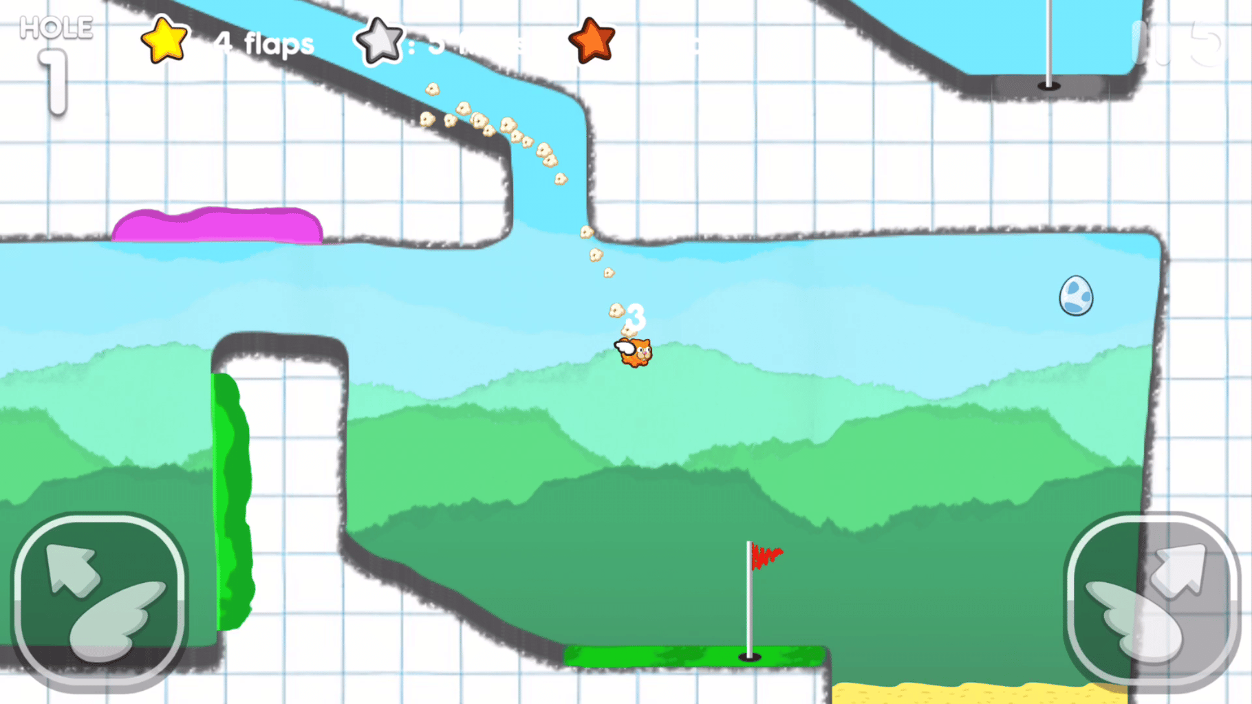 Flappy Golf 2 screenshot