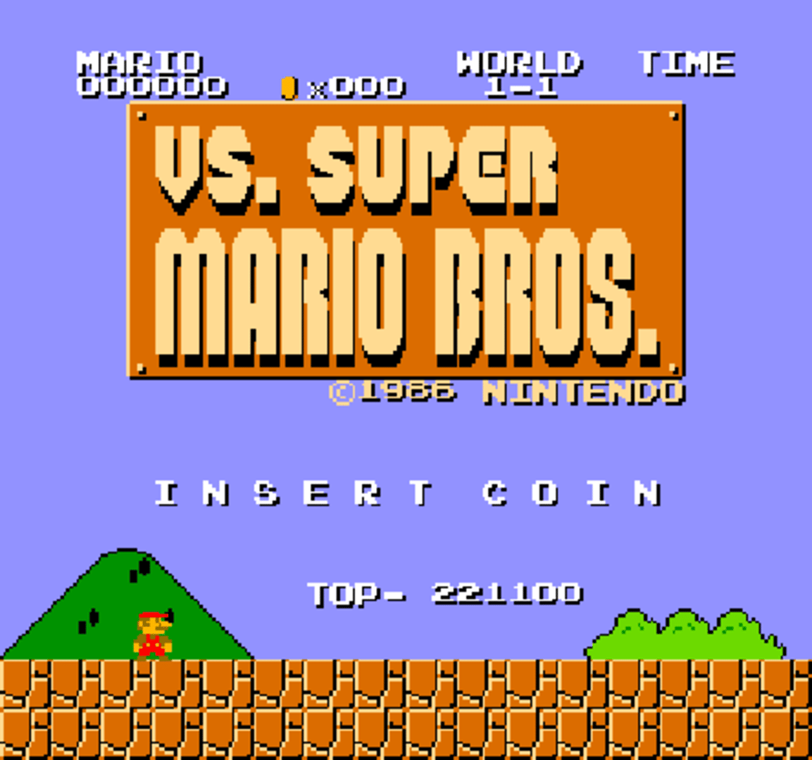 Vs. Super Mario Bros. screenshot