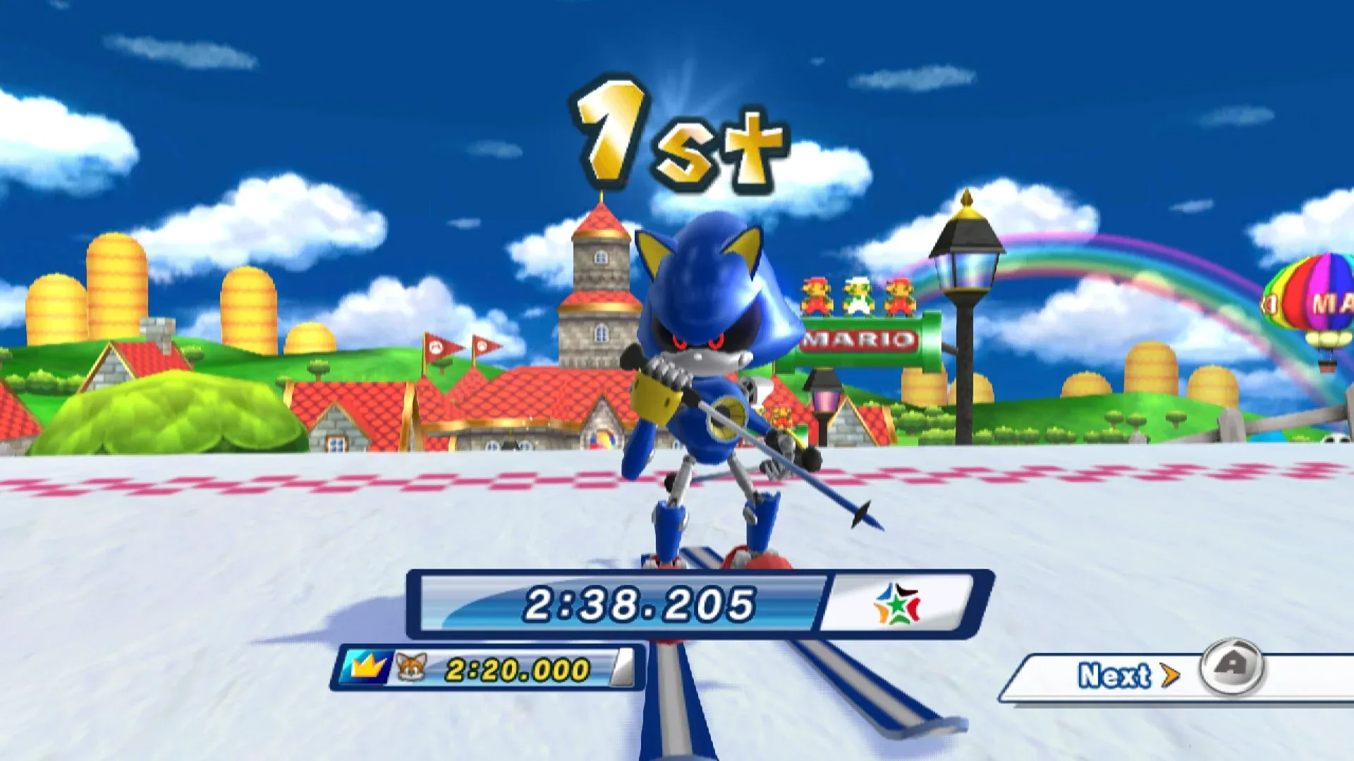 Captura de pantalla - Mario & Sonic at the Olympic Winter Games