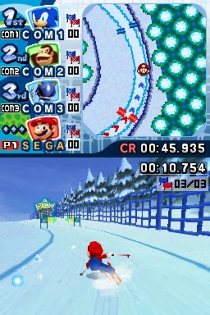 Captura de pantalla - Mario & Sonic at the Olympic Winter Games