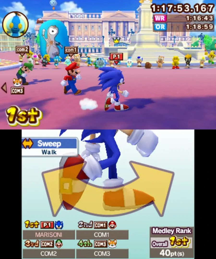 Captura de pantalla - Mario & Sonic at the London 2012 Olympic Games