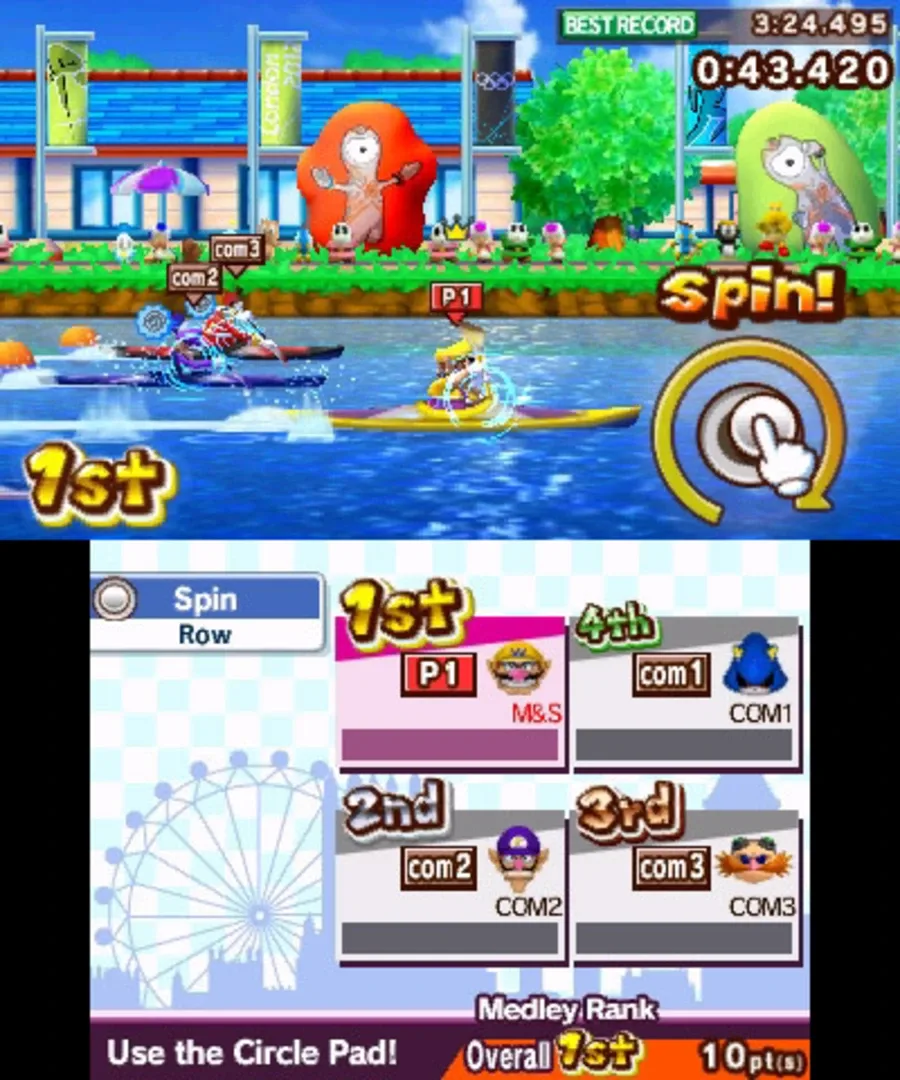 Captura de pantalla - Mario & Sonic at the London 2012 Olympic Games