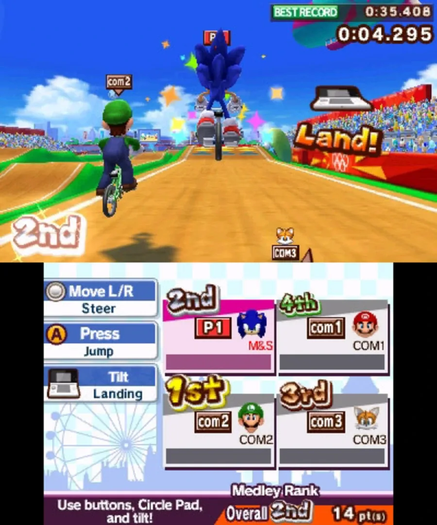 Captura de pantalla - Mario & Sonic at the London 2012 Olympic Games