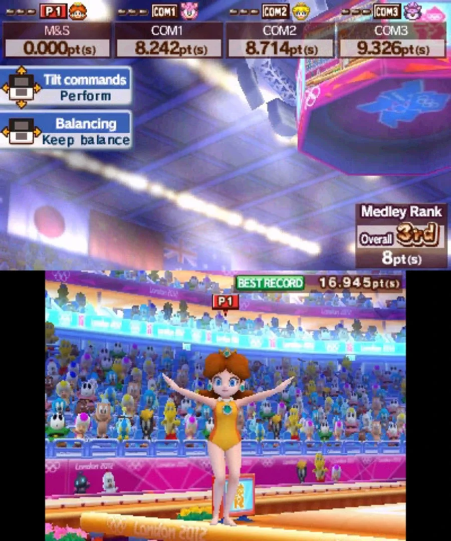 Captura de pantalla - Mario & Sonic at the London 2012 Olympic Games