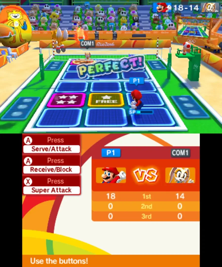 Captura de pantalla - Mario & Sonic at the Rio 2016 Olympic Games