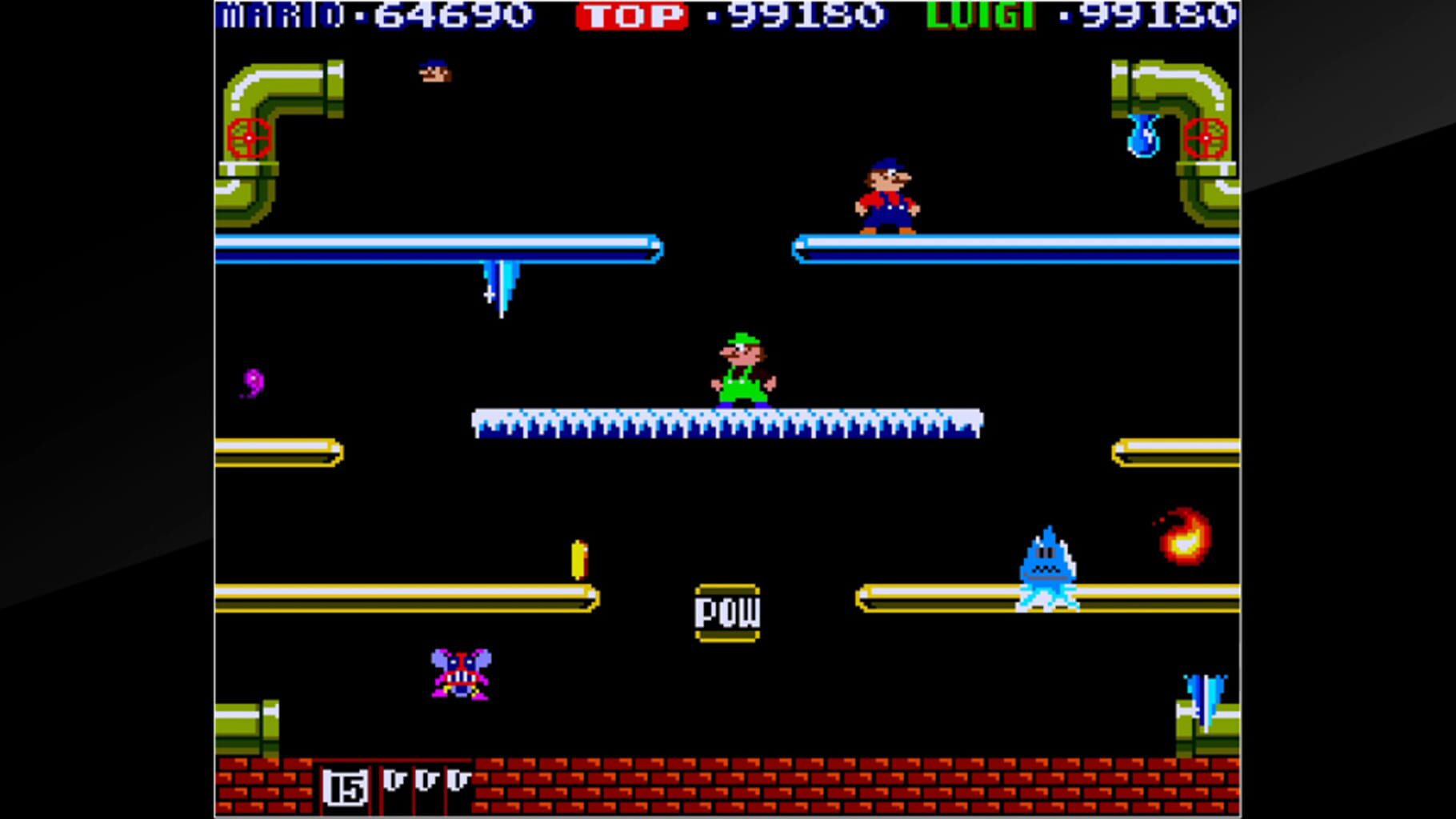 Captura de pantalla - Arcade Archives: Mario Bros.