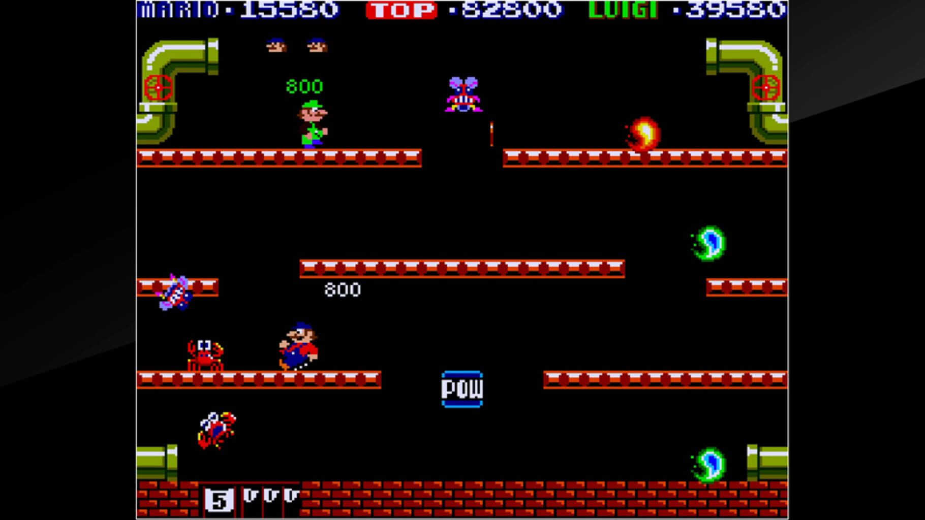 Captura de pantalla - Arcade Archives: Mario Bros.