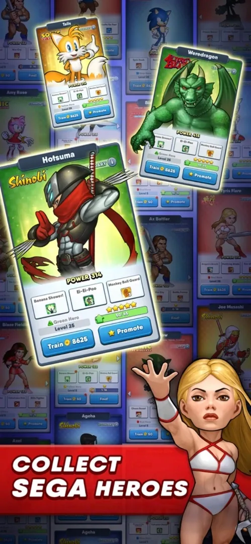 Captura de pantalla - Sega Heroes
