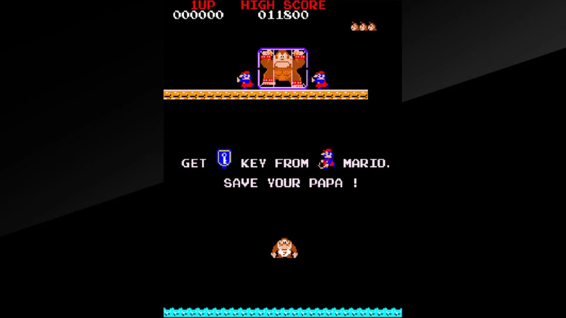 Captura de pantalla - Arcade Archives: Donkey Kong Jr.