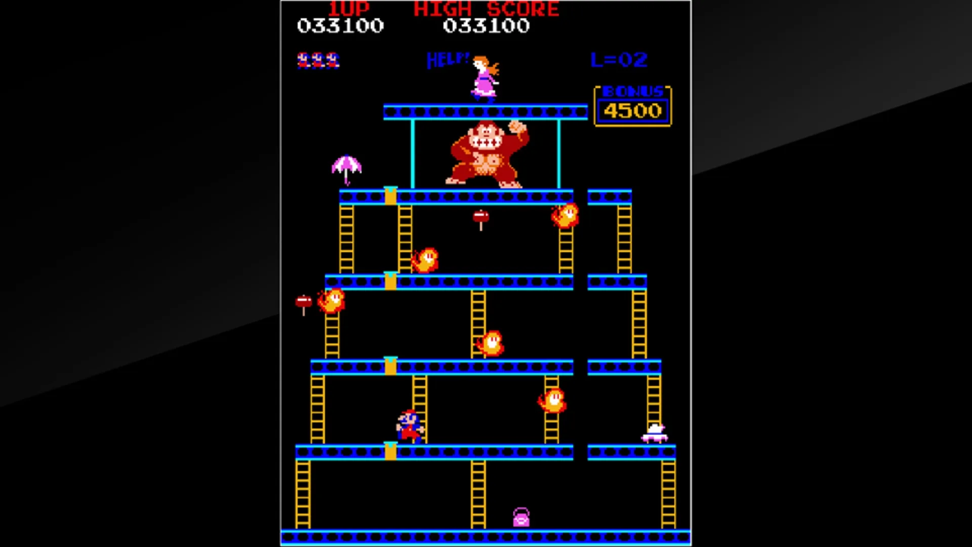 Captura de pantalla - Arcade Archives: Donkey Kong