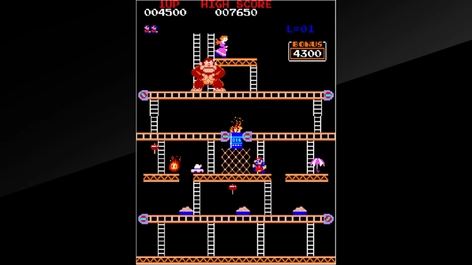 Captura de pantalla - Arcade Archives: Donkey Kong