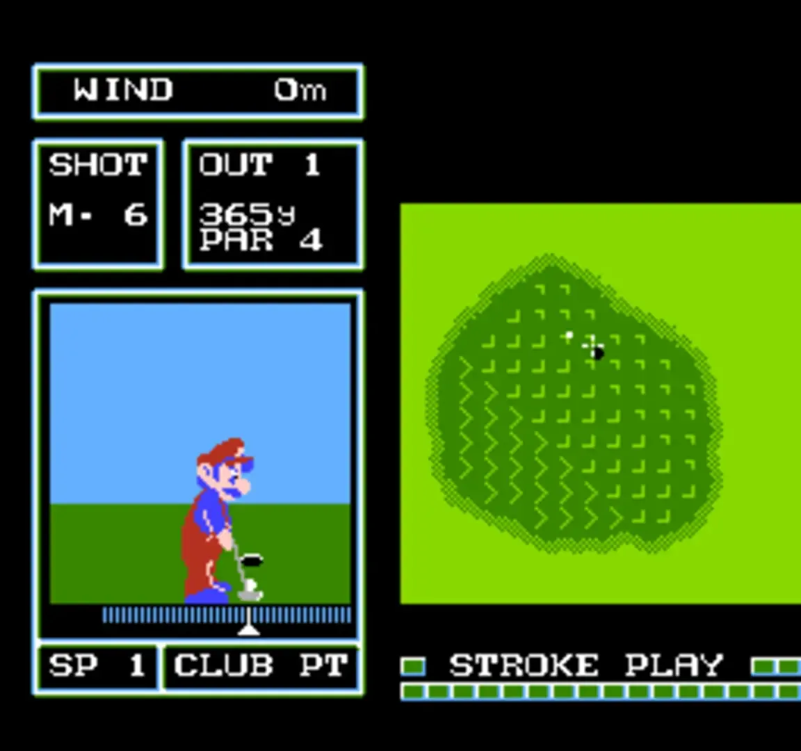 Captura de pantalla - Family Computer Golf: Japan Course