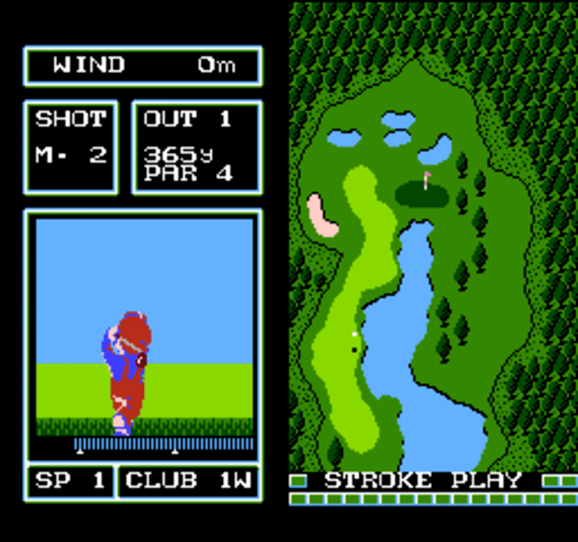 Family Computer Golf: Japan Course screenshot