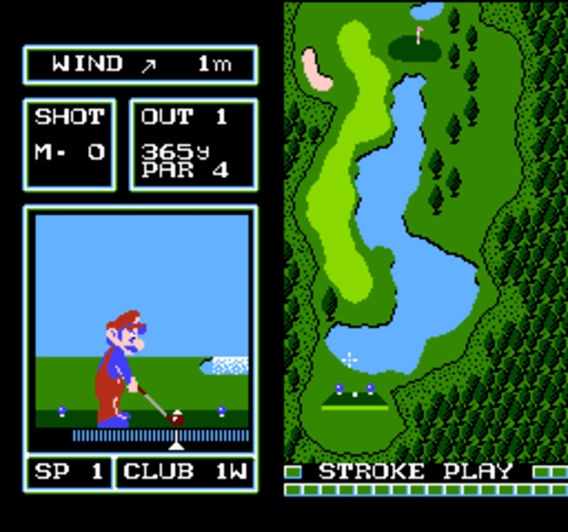 Family Computer Golf: Japan Course screenshot