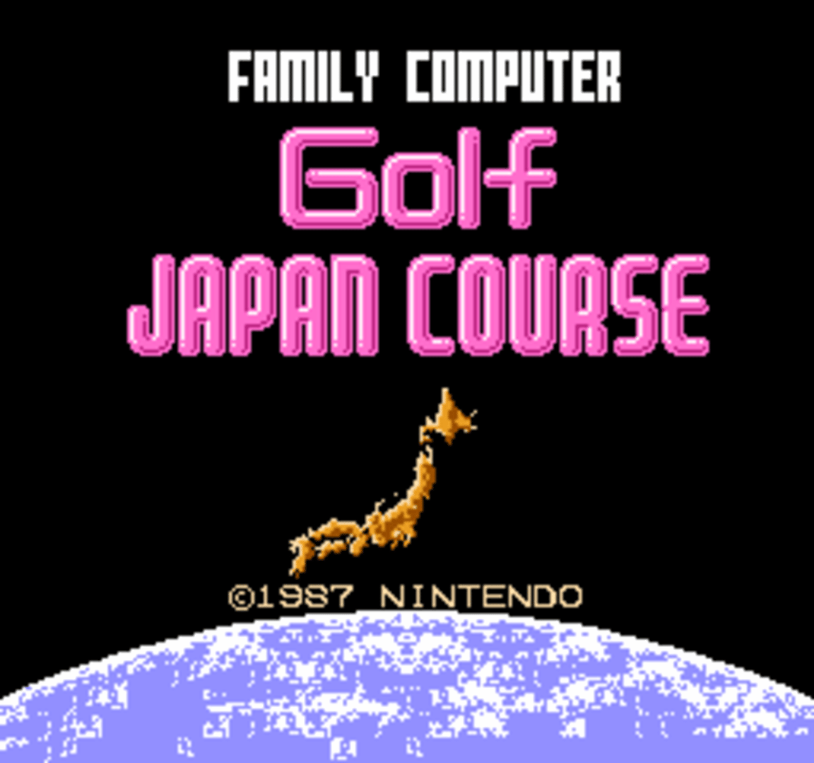 Family Computer Golf: Japan Course screenshot