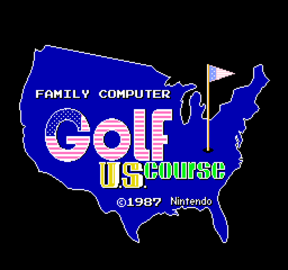 Family Computer Golf: U.S. Course screenshot