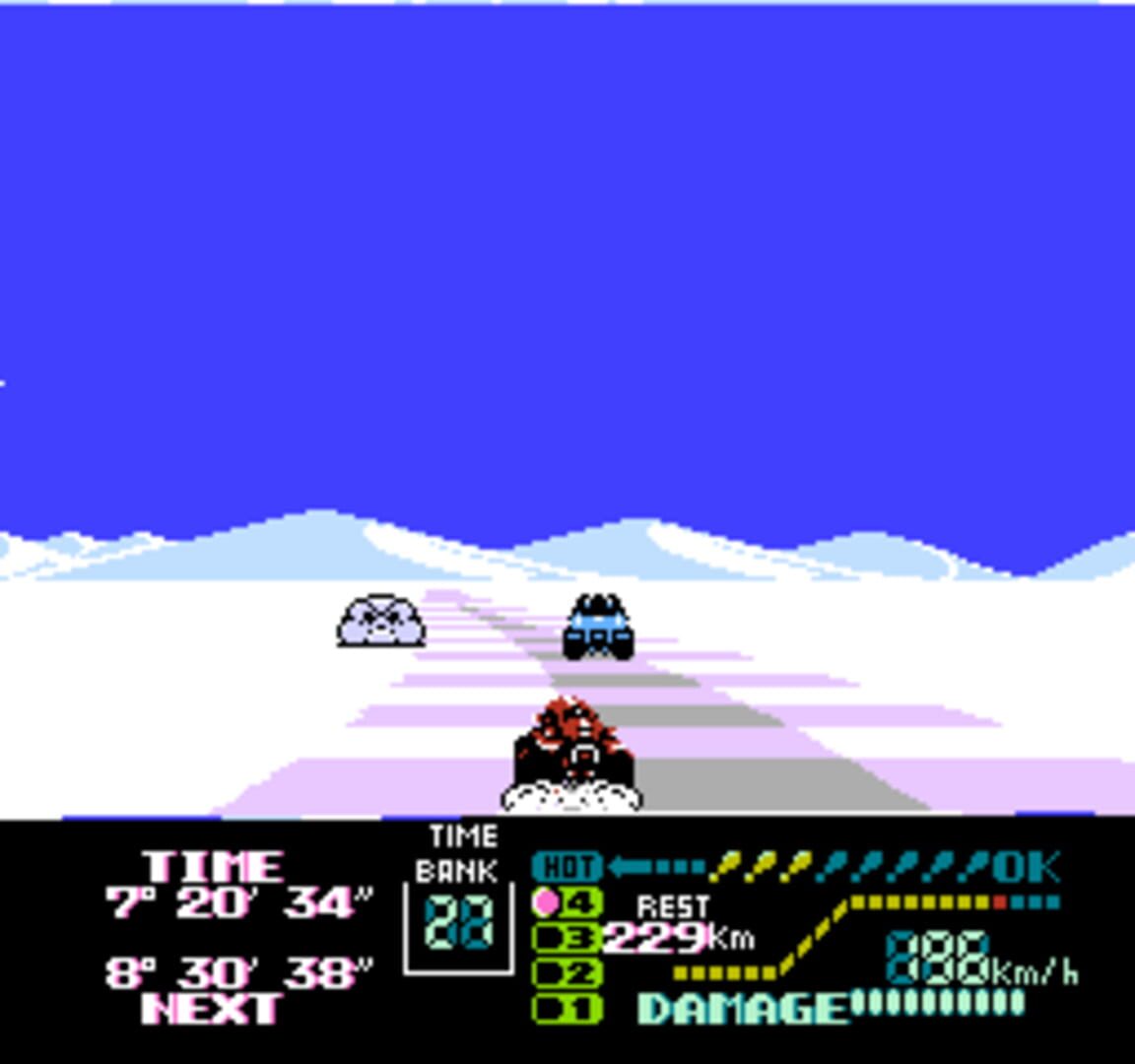 Captura de pantalla - Famicom Grand Prix II: 3D Hot Rally