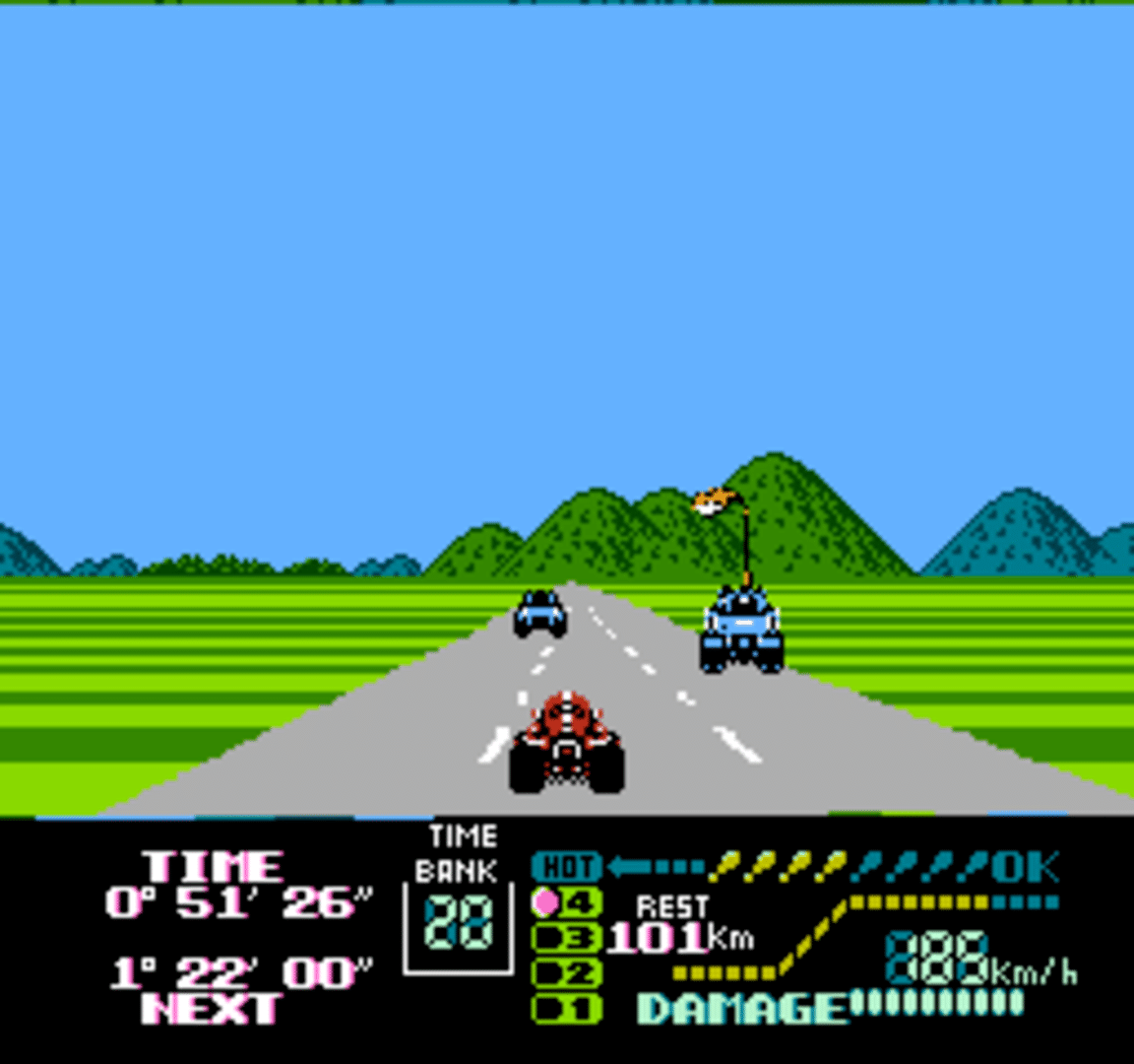 Famicom Grand Prix II: 3D Hot Rally screenshot