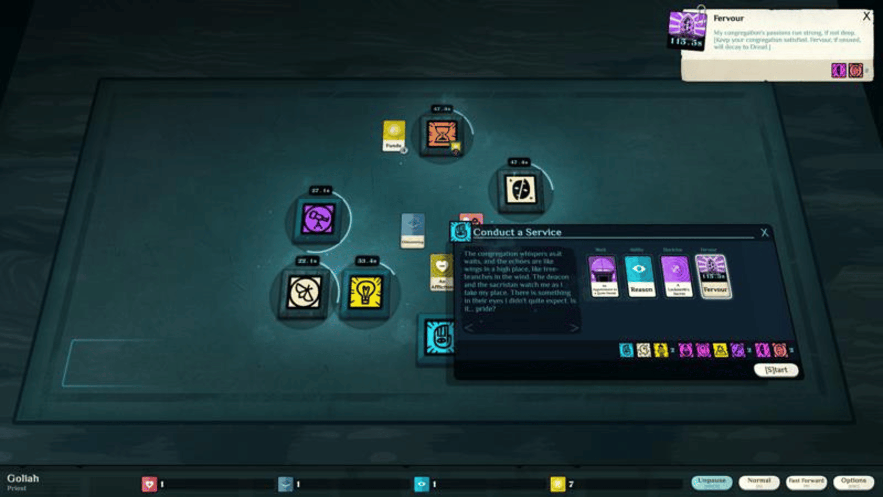 Cultist Simulator: The Priest screenshot