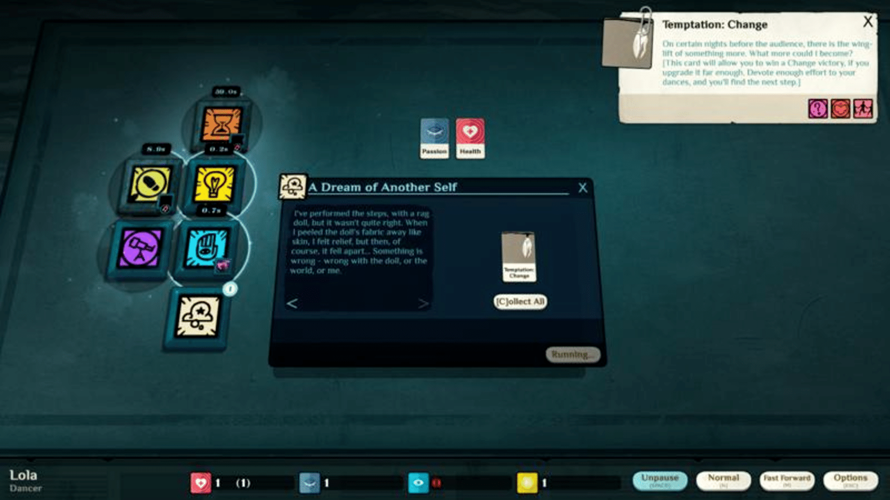 Cultist Simulator: The Dancer screenshot