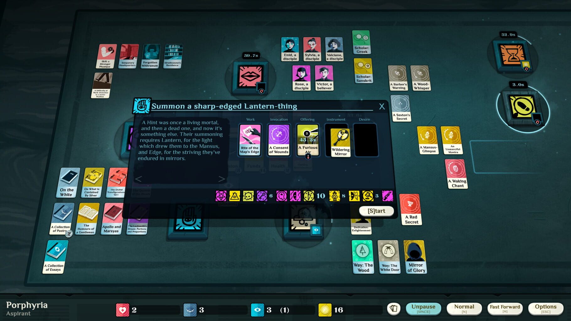 Captura de pantalla - Cultist Simulator: Anthology Edition