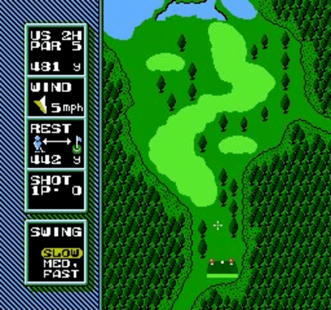 NES Open Tournament Golf screenshot