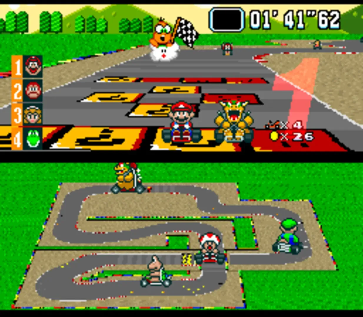 Captura de pantalla - Super Mario Kart