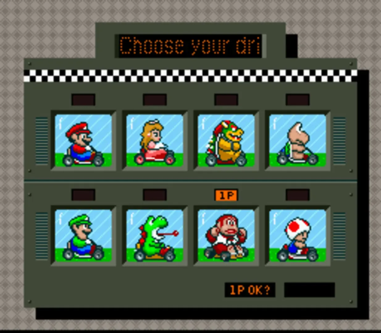 Captura de pantalla - Super Mario Kart