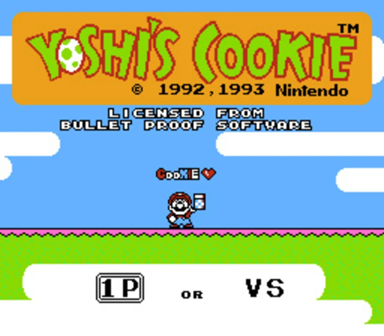 Captura de pantalla - Yoshi's Cookie