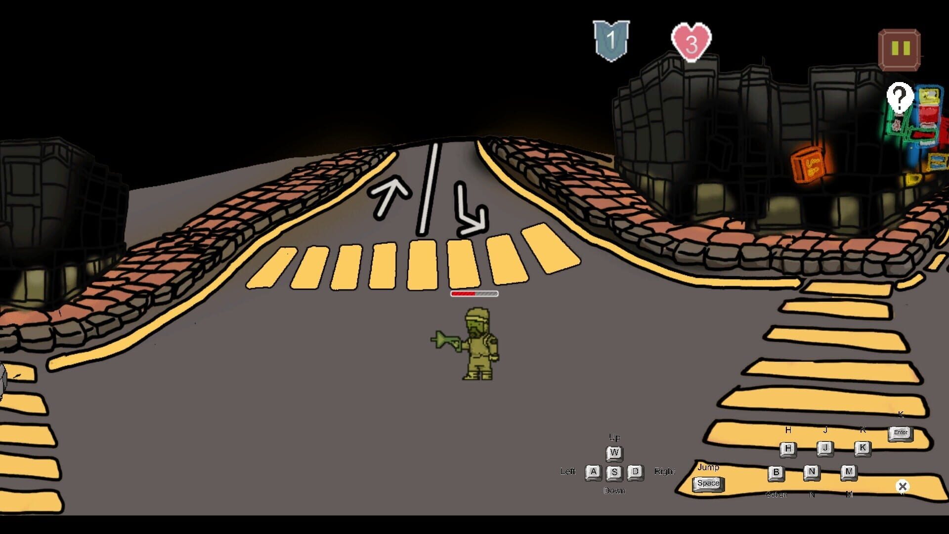 UFO Cross - Screenshot
