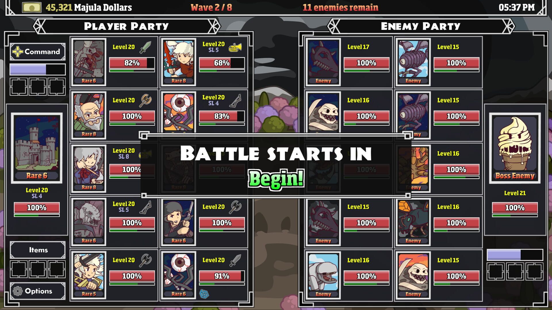 Majula Frontier: The Offense - Screenshot