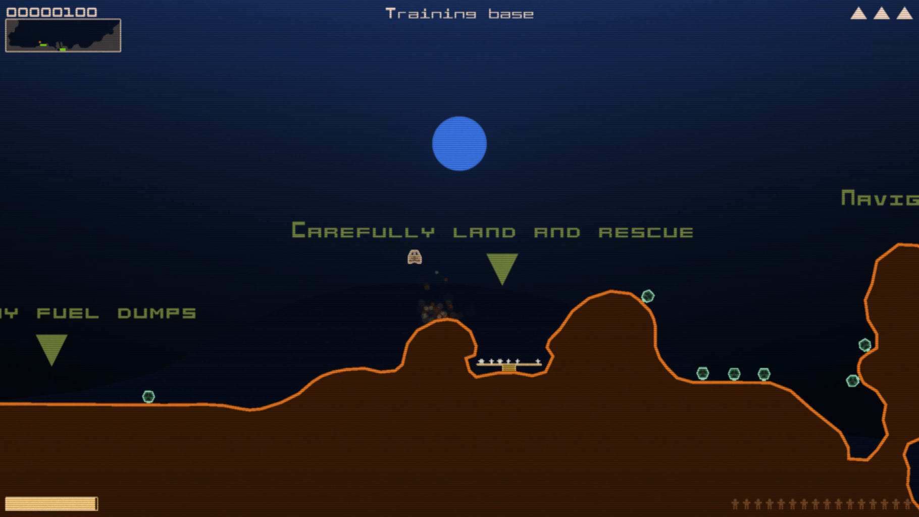 Terra Lander II: Rockslide Rescue screenshot