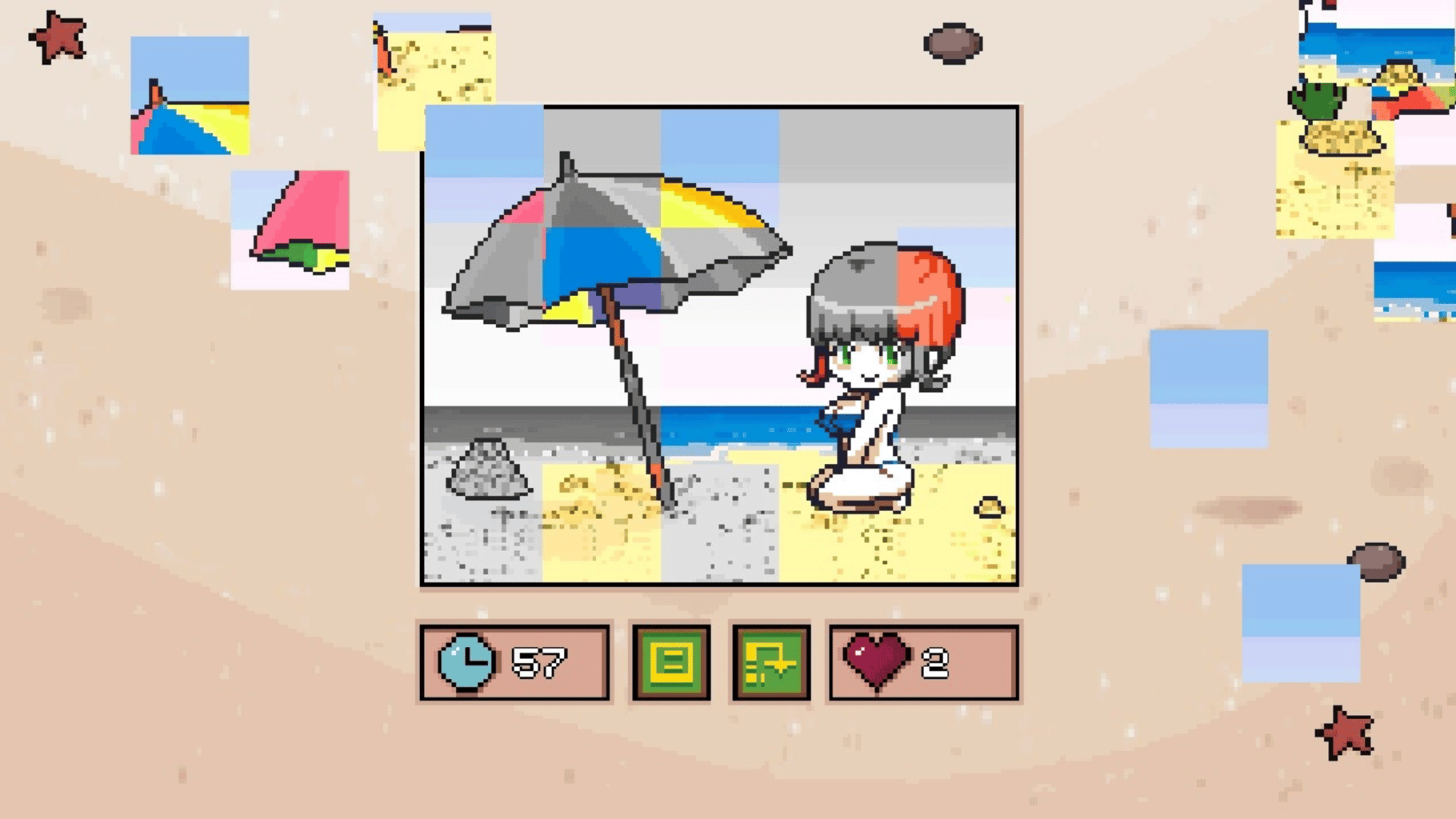 Beach anime day screenshot