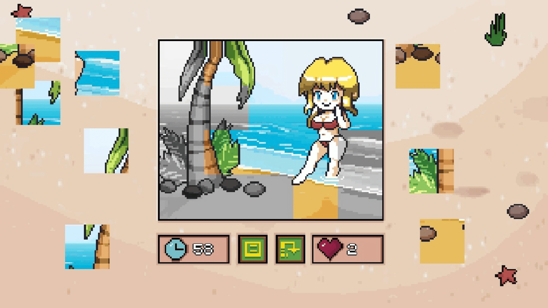 Beach anime day screenshot