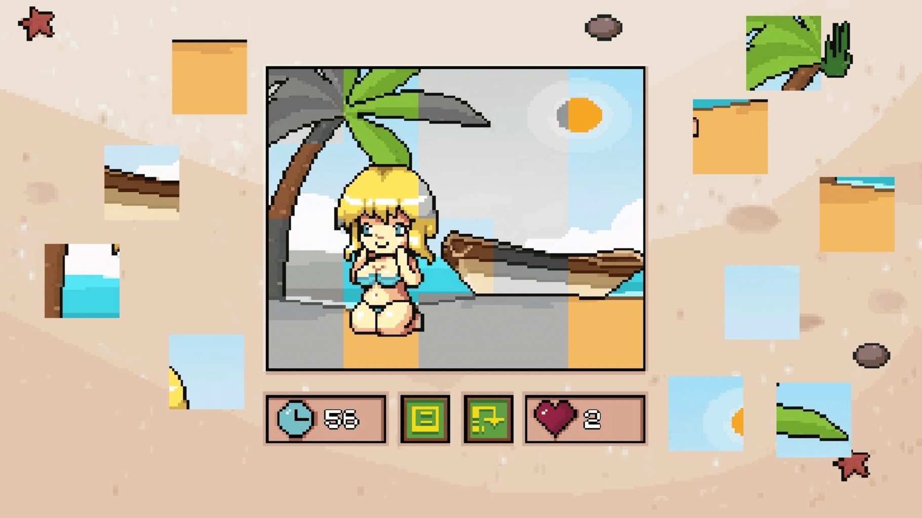 Beach anime day screenshot